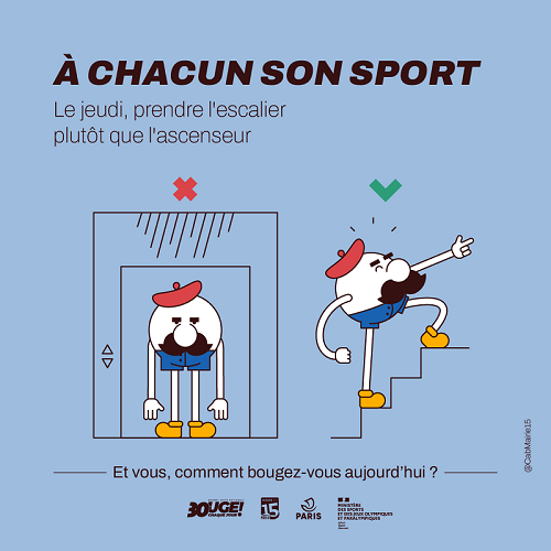 affiche sportive Paris