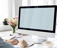 Ecran pc bureau privatif